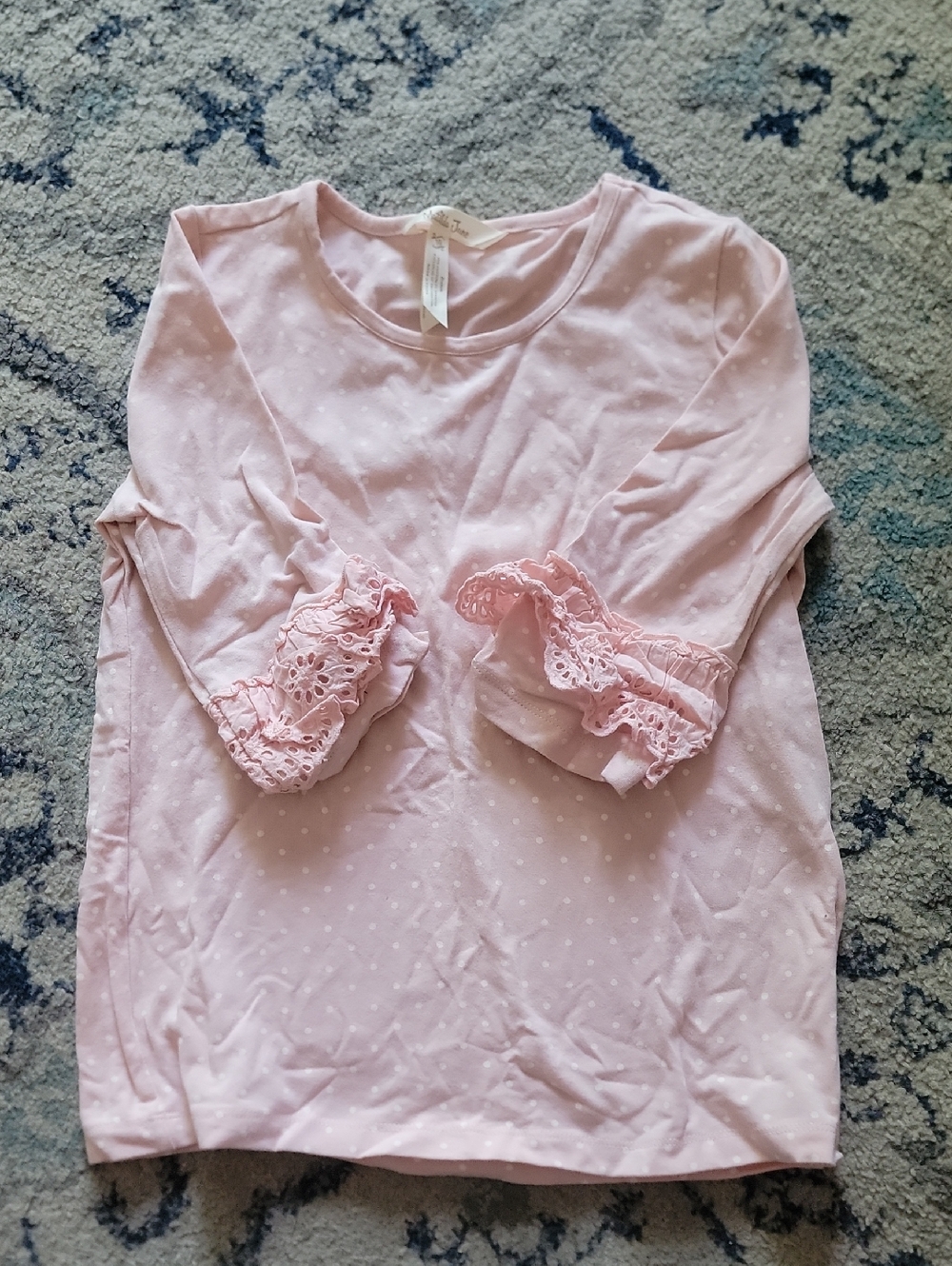 Matilda Jane Pale Pink Polka Dot Tee